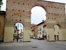 Cherasco, former city gate