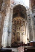 Asti, interior of the cathedral
