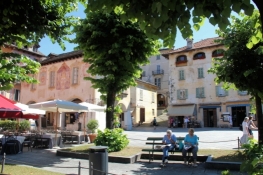 Main square in Orta