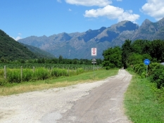 Cycle path in the Toce valley