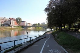 Donauradweg bei Ulm