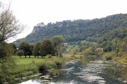 Schloss Werenwag hoch über der Donau