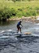 River surfing on the Ruhr