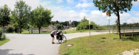 On the Isar cycle path near Niederpöring