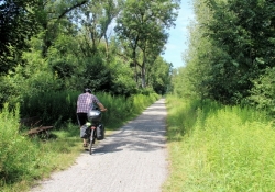On the Isar cycle path before Landau