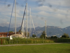 We spent a nice evening on the shores of Lake Constance