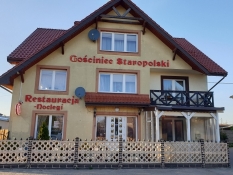 Das Pensional Gościniec Staropolski in Główczyce, wo ich eine geruhsame Nacht verbrachte