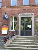 Das Museum des Grenzbahnhofs von Probstzella war leider geschlossen
