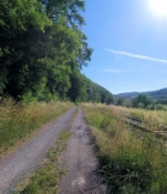 Along the railway line down the Eder valley