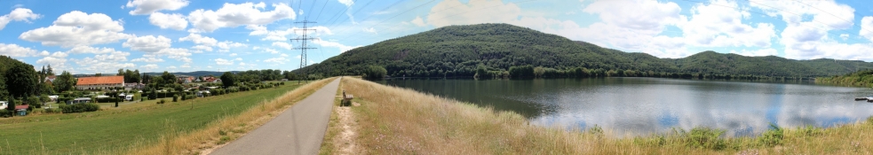 Dam of the Affoldern reservoir