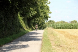 On agricultural roads south of Beckum