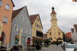 Hersbruck, upper market square with town hall