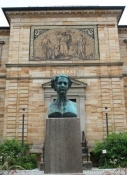 Bayreuth, Bust of Ludwig II of Bavaria