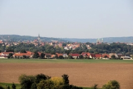 Schönburg, Blick zurück auf Naumburg