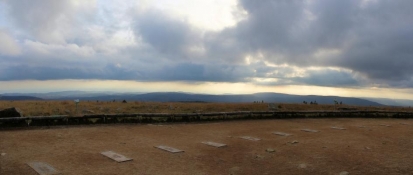 View from the Brocken summit to the west