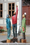 Wernigerode, Skulptur vor dem Harzmuseum