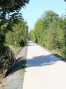 Railway cycle path near Rieder