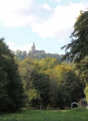 Falkenstein Castle above the Selke valley