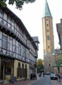 Goslar, Hoher Weg with Market Church