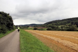 On the bike path near Hausen