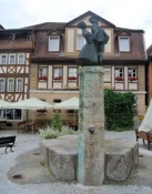 Bad Windsheim, fountain at the Kornmarkt