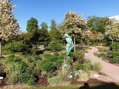 Denne statue i parken Trädgårdsföreningen forestiller helt sikkert ingen fodboldspiller