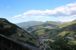 View from the monastery to the Eisack Valley