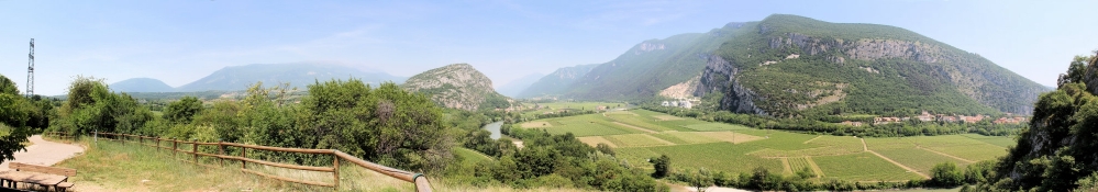 View back to the Adige Valley