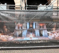 Verona, Bühnenbilder in der Arena