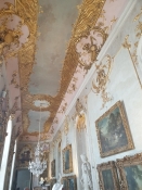 Galleriets udsmykkede loft i slottet Sanssouci