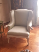 In diesem Sessel starb Friedrich der Große in 1786, 74 Jahre alt